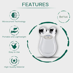 FaceLift Microcurrent Sculping Device - Face Sculpting Tool & Neck Tightening Device to Contour, Lift, Smooth & Tone