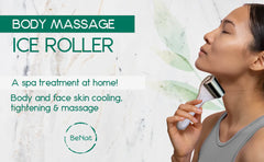 Body Massage Ice Roller - Shrink Pores, Reduce Puffiness, and Calm Skin
