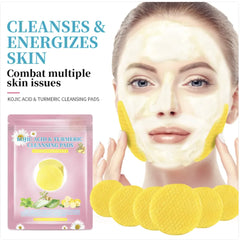 Turmeric & Kojic Acid -Skin Brightening & Acne Clearing Pads