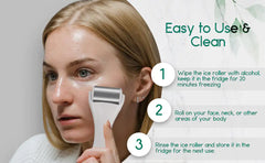 Body Massage Ice Roller - Shrink Pores, Reduce Puffiness, and Calm Skin