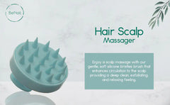 SilkySoft Scalp Massage Stimulator for Hair Growth & Scalp Health