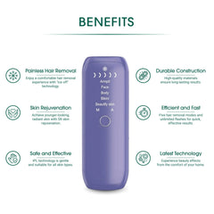Laser IPL Hair Removal - At Home Laser Hair Removal System